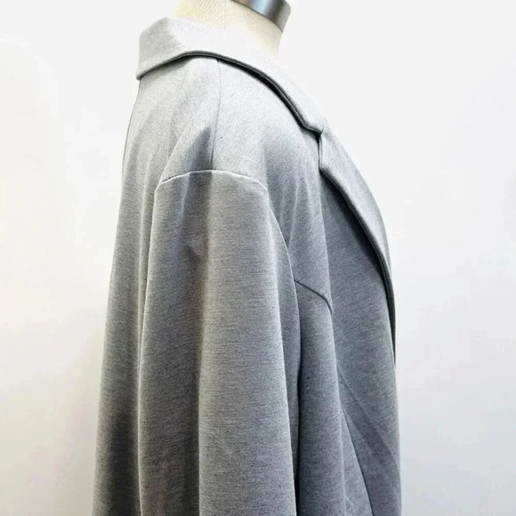 NWT NINE WEST Women Long Sleeve One Button Collared Gray Career Jacket Size 3X - Picture 4 of 15